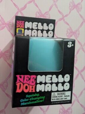 Schylling Nee Doh - Mello Mallo Colour Changing, Blue, Squeeze Toy Authentic